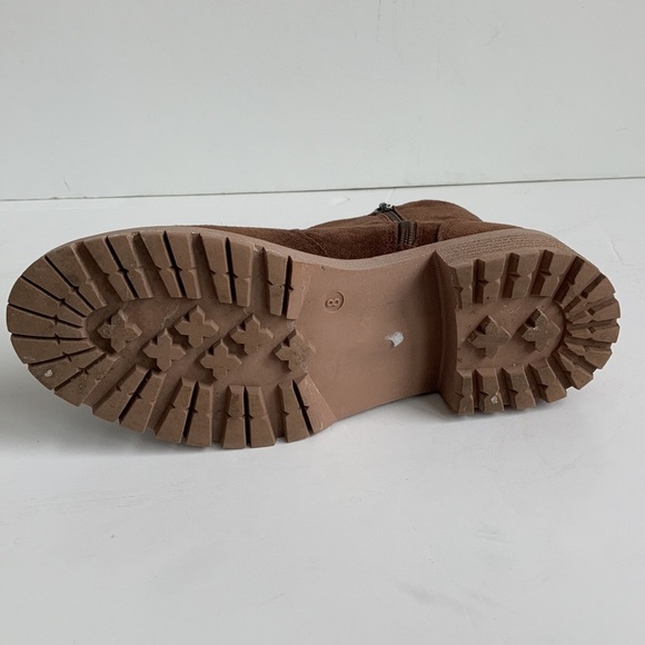 Seven brown Bestie Boot chelsea boot mid-calf lug sole side zip boot - Picture 10 of 16